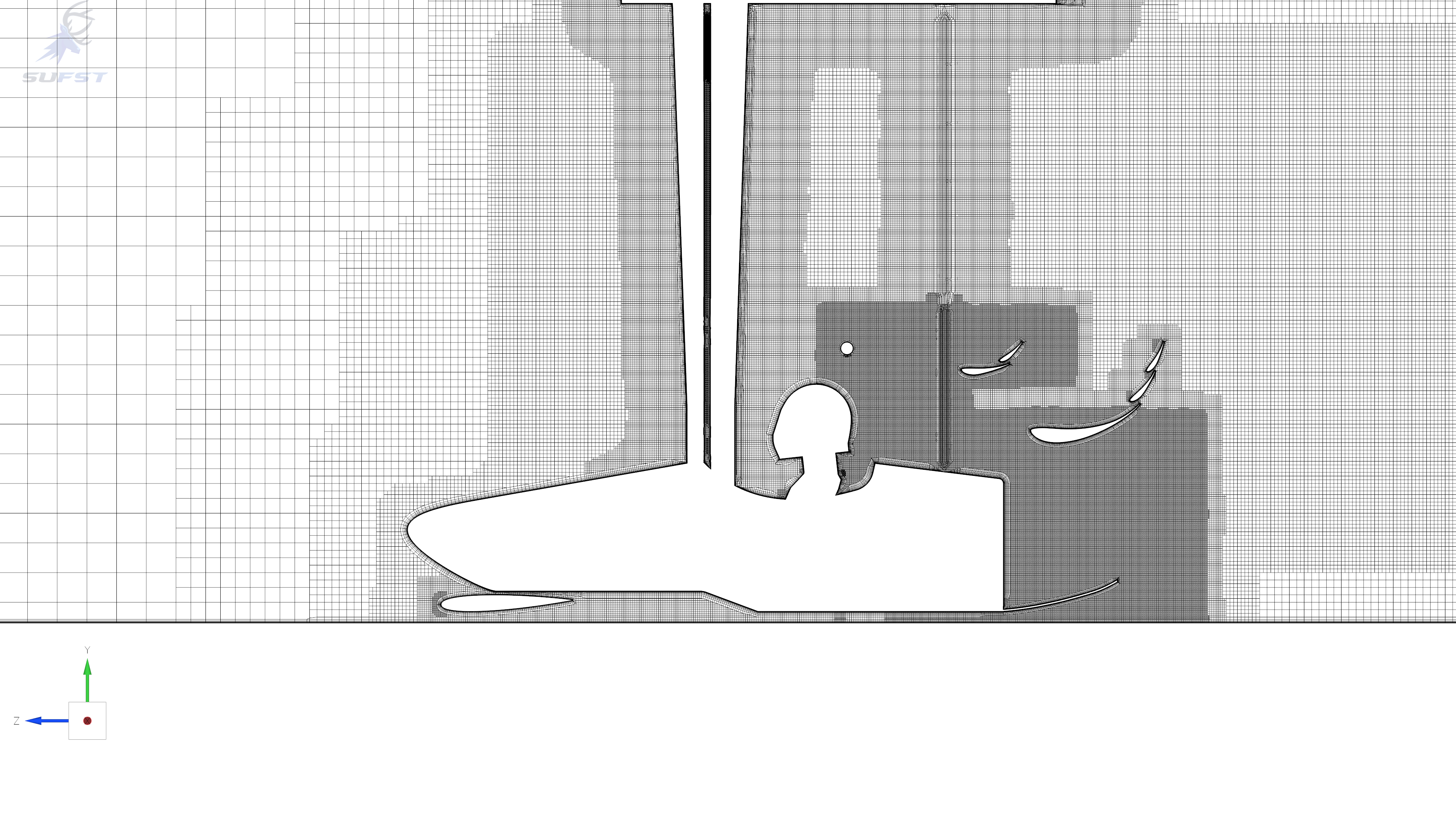 Formula Student CFD mesh