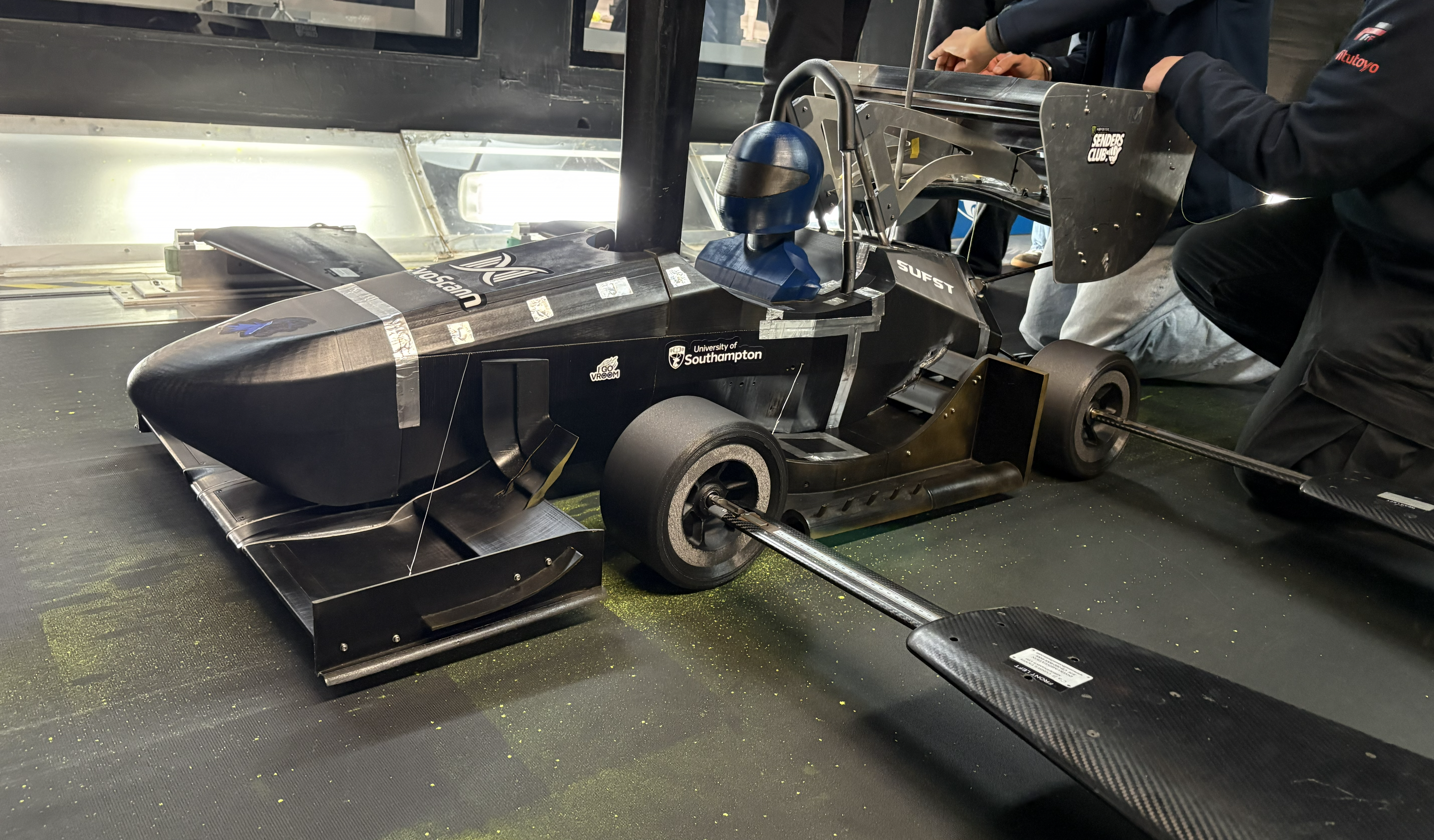 Formula Student wind-tunnel setup